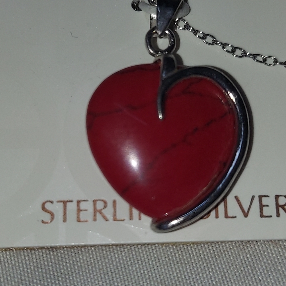 Giani bernini sterling silver genuine red stone